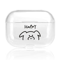 HKM-089939 Cartoon Protective Case for AirPods Pro - Colorful Design, PC Material