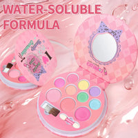 HKM-090195 Children's Non-toxic Princess Makeup Set with Eye Shadow Palettes for Creative Play