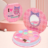 HKM-090195 Children's Non-toxic Princess Makeup Set with Eye Shadow Palettes for Creative Play