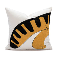 HKM-090259 Eye-catching Abstract Tiger Design Pillow Cover for Living Room - 45x45cm & 30x50cm Options