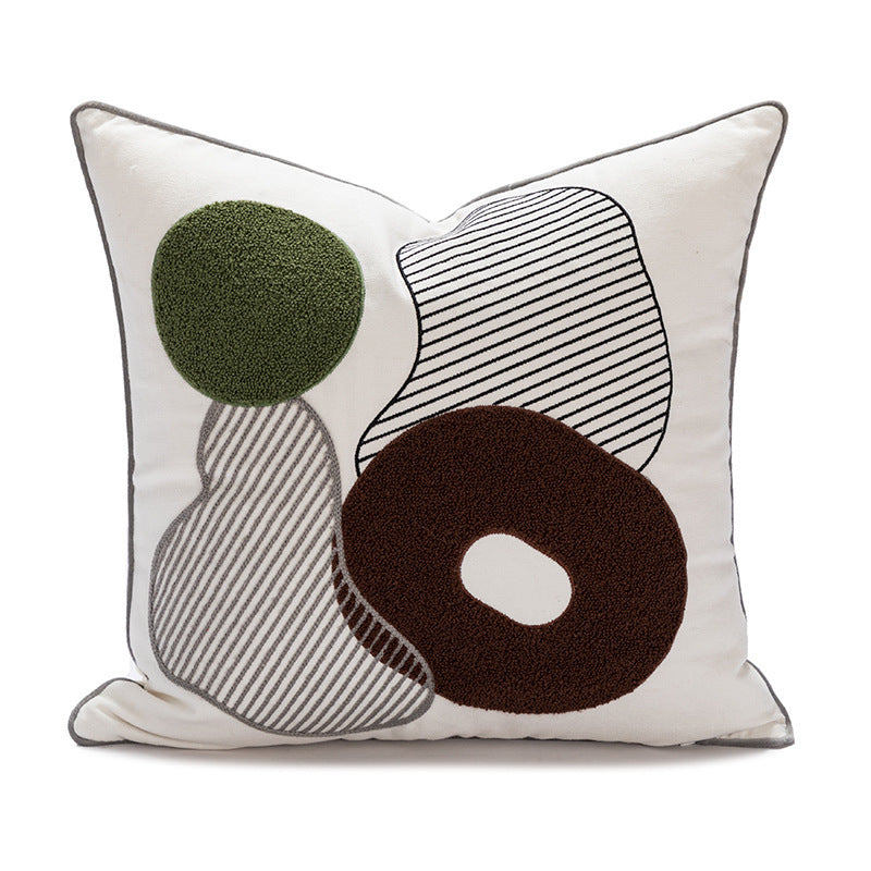 HKM-090259 Eye-catching Abstract Tiger Design Pillow Cover for Living Room - 45x45cm & 30x50cm Options