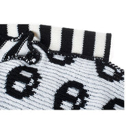 HKM-090451 Skull Design Halloween Sweater for Dogs - Comfortable Acrylic Pet Apparel