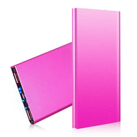 HKM-090579 Ultra-Thin 20000mAh Dual USB Power Bank with Smart Charging Technology and Built-in Flashlight