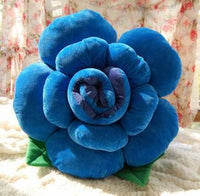 HKM-090643 Romantic Rose Plush Pillow - Soft Short Plush with PP Cotton Filling