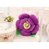 HKM-090643 Romantic Rose Plush Pillow - Soft Short Plush with PP Cotton Filling