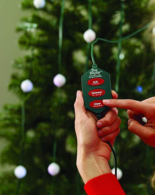 HKM-090963 LED Christmas String Lights with 64 Beads - 8 Wires, 1.5M Each, Plug-In Decoration