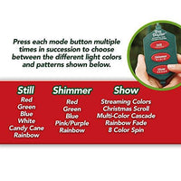 HKM-090963 LED Christmas String Lights with 64 Beads - 8 Wires, 1.5M Each, Plug-In Decoration