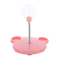 HKM-090963 Pet Feeder Cat Toy Pets Leaking Food Ball Self-Playing Tumbler Funny Swing Feeder Puzzle Toys Playing Training Dispenser Bowl