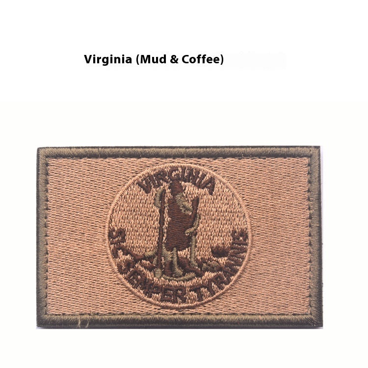 KTX-091027 Double-Sided Velcro Cloth Embroidered Armband - Customizable Labels for Outdoor Sports