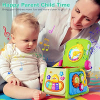 HKM-091155 Multi-Functional Montessori Educational Crocodile Drum Toy for Babies and Toddlers