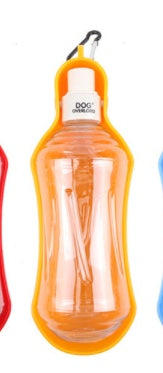 HKM-091219 Portable Outdoor Dog Water Bottle with Metal Buckle - Various Colors Available