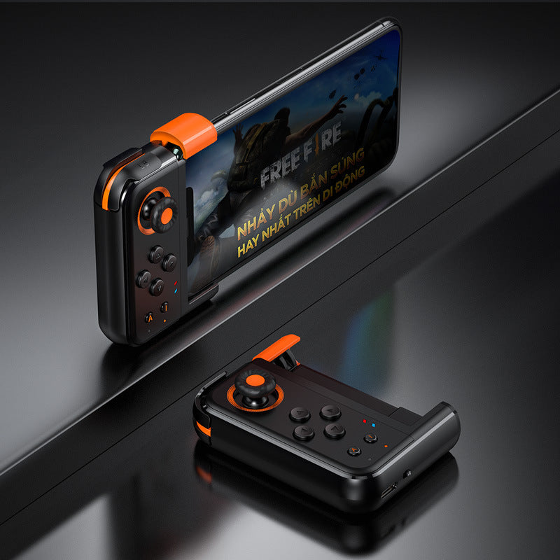 HKM-091219 Wireless Bluetooth One-Handed Gamepad with Force Feedback for Game Consoles