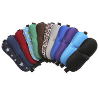 HKM-091667 3D Blackout Sleep Eye Mask – Breathable Polyester in Various Colors
