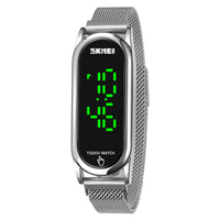 HKM-091859 Fashion Touch Screen Magnetic Mesh Couples Watch with Waterproof Design