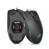 HKM-091859 Wired Ergonomic Gaming Optical Mouse with Adjustable DPI and 7 Keys