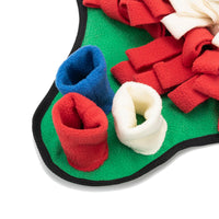 HKM-092179 Interactive Pet Snuffle Mat for Dogs and Cats - Fleece Foraging Activity Toy for Stress Relief, Indoor and Outdoor Use