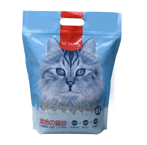 HKM-092179 Tofu Cat Litter with Activated Charcoal for Odor Control - 6L Bag