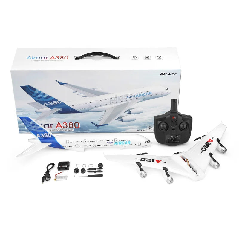 HKM-092307 2.4G Remote Control Airbus A380 Airplane Model Toy - EPT836832