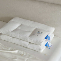 HKM-092307 Cotton Washable Antibacterial High Pillow with Soy Protein Fiber Filling and 3D Neck Guard Options