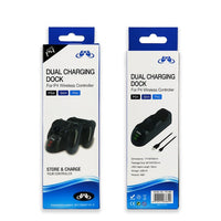 HKM-092371 Dual Charging Dock for PS4 Wireless Controllers - Fast Charge with LED Indicator