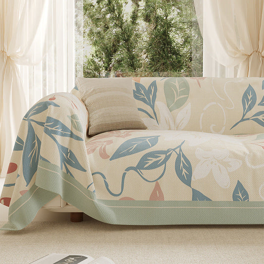 HKM-092499 Universal Dustproof Sofa Cover - Quiet Orchid Polyester, Modern Simplicity, Various Sizes Available