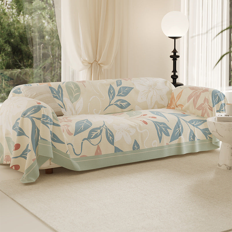 HKM-092499 Universal Dustproof Sofa Cover - Quiet Orchid Polyester, Modern Simplicity, Various Sizes Available