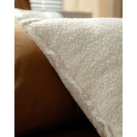 HKM-092627 Square Cashmere Pillow with Plush Filling - Available in 45x45cm and 30x50cm Sizes