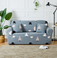 HKM-092883 Universal Polyester Sofa Cushion Cover for Sectional Sofas - Plain Design