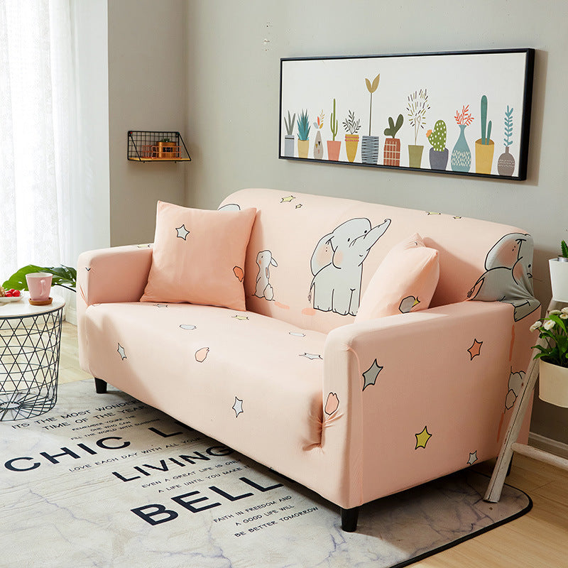 HKM-092883 Universal Polyester Sofa Cushion Cover for Sectional Sofas - Plain Design