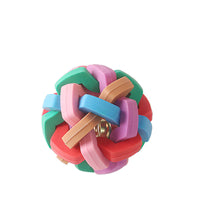 HKM-092947 Colorful Pet Toy Ball with Sound and Bite Resistance - TPR Material in Small, Medium, Large Sizes