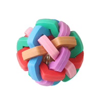 HKM-092947 Colorful Pet Toy Ball with Sound and Bite Resistance - TPR Material in Small, Medium, Large Sizes