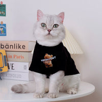 HKM-093075 Casual Cotton T-Shirts for Pets and Adults - Ass Bear Design