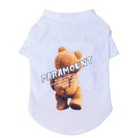 HKM-093075 Casual Cotton T-Shirts for Pets and Adults - Ass Bear Design
