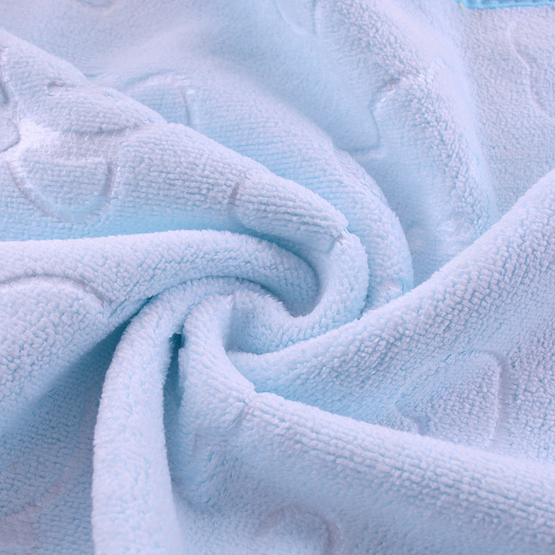 HKM-093075 Hemming Embossed Microfiber Towel - Superfine Fiber, 35x75 cm