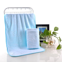 HKM-093075 Hemming Embossed Microfiber Towel - Superfine Fiber, 35x75 cm