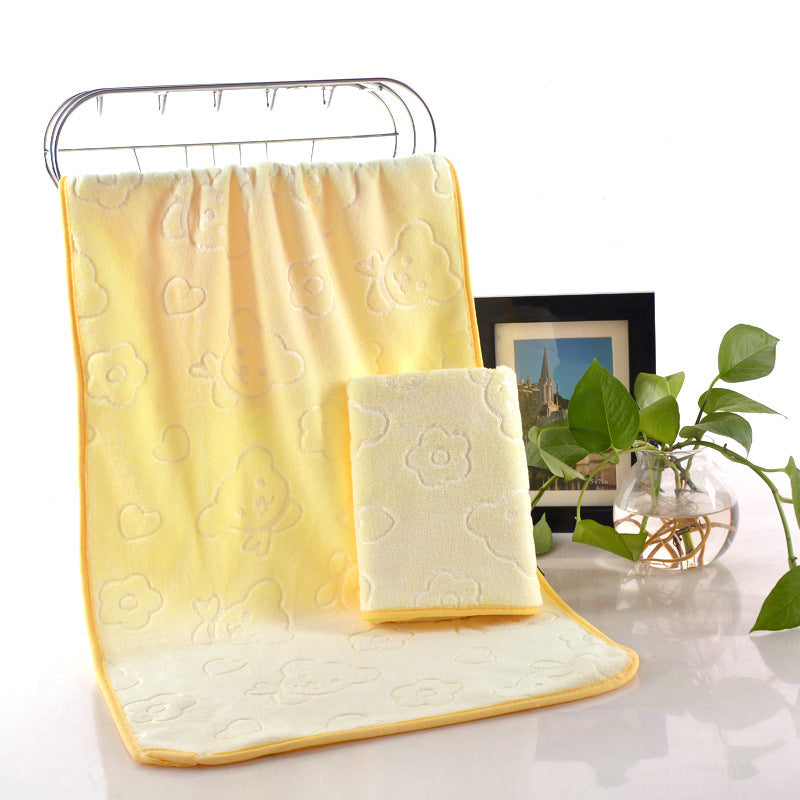 HKM-093075 Hemming Embossed Microfiber Towel - Superfine Fiber, 35x75 cm