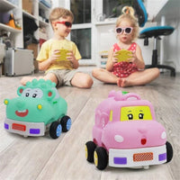 HKM-093075 Remote Control Cartoon Animal Vehicle Toy for Kids – Soft Glue Educational RC Car with 4 Channels, Indoor-Outdoor Fun
