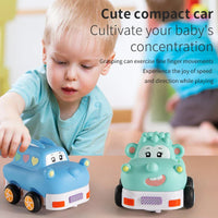 HKM-093075 Remote Control Cartoon Animal Vehicle Toy for Kids – Soft Glue Educational RC Car with 4 Channels, Indoor-Outdoor Fun