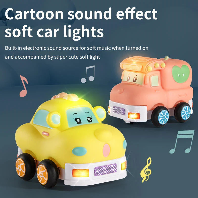 HKM-093075 Remote Control Cartoon Animal Vehicle Toy for Kids – Soft Glue Educational RC Car with 4 Channels, Indoor-Outdoor Fun