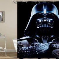 HKM-093203 Skull Pattern Waterproof Shower Curtain for Halloween Bathroom Décor, 180cm x 180cm, Environmentally Friendly Polyester Fiber