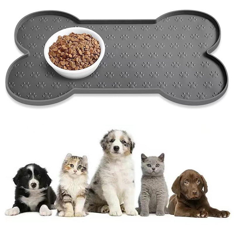HKM-093267 Silicone Pet Anti-spill Easy Cleaning Feeding Mat