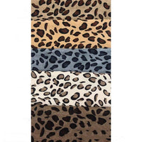 HKM-093331 Leopard Print Women's A-Line Skirt Fabric - 100% Polyester, 150cm Width