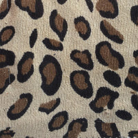 HKM-093331 Leopard Print Women's A-Line Skirt Fabric - 100% Polyester, 150cm Width