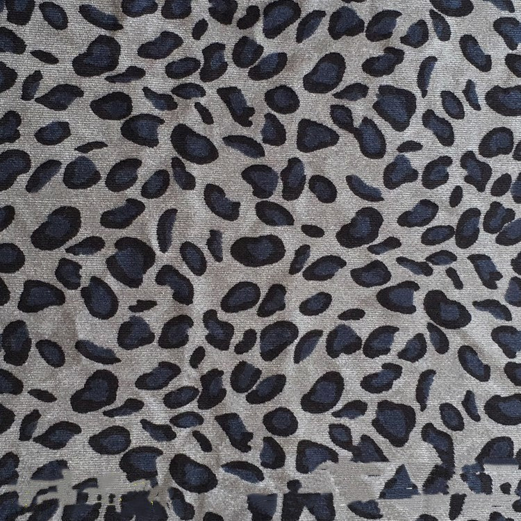 HKM-093331 Leopard Print Women's A-Line Skirt Fabric - 100% Polyester, 150cm Width