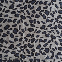 HKM-093331 Leopard Print Women's A-Line Skirt Fabric - 100% Polyester, 150cm Width