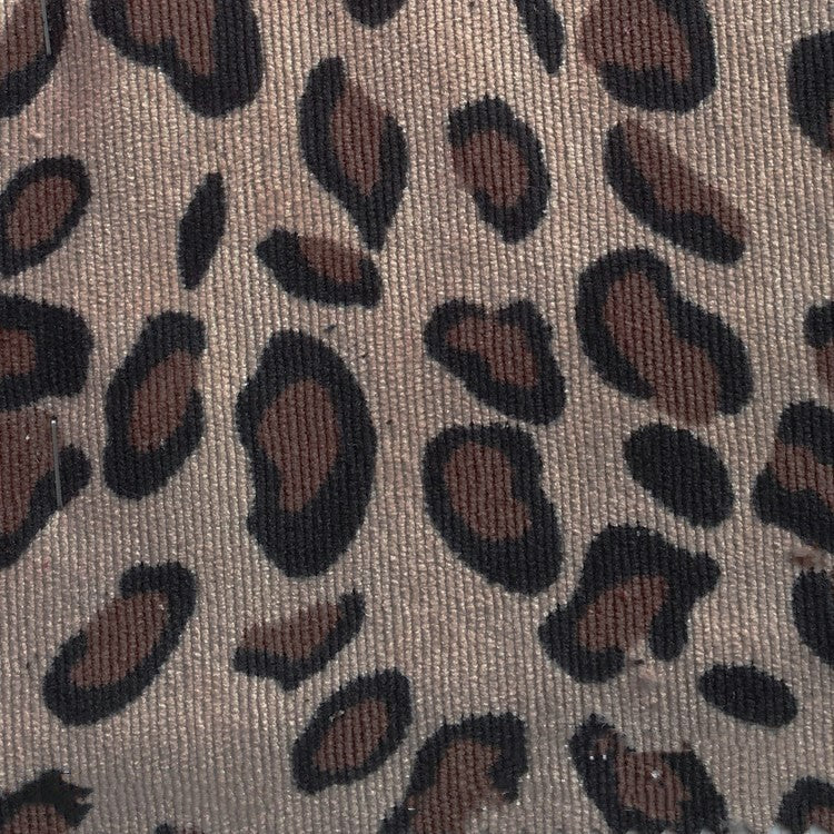 HKM-093331 Leopard Print Women's A-Line Skirt Fabric - 100% Polyester, 150cm Width