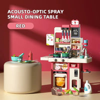 HKM-093331 Realistic Kids Kitchen Set with Lights and Sounds – 63 PCS Pretend Play Toy for Ages 2 to 13