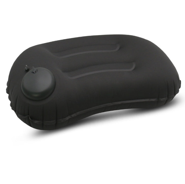 HKM-093331 TPU Semi-Circular Inflatable Pillow for Travel and Office Use - 45CM x 29CM x 8.5CM
