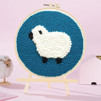 HKM-093587 Chinese Style Poke Embroidery Handmade Craft Kit - Modern Simplicity Design
