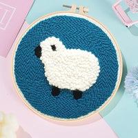 HKM-093587 Chinese Style Poke Embroidery Handmade Craft Kit - Modern Simplicity Design